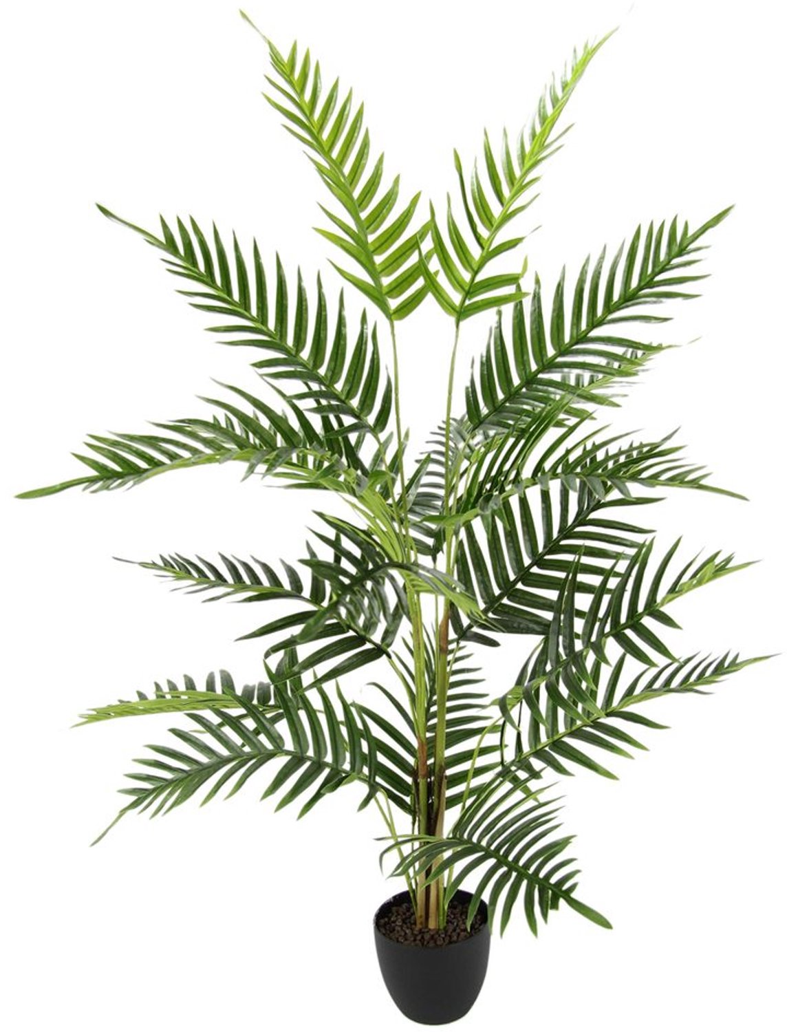 Kunst Areca Palmboom met Gouden Vruchten - Grote Tropische Nep Plant voor Binnen