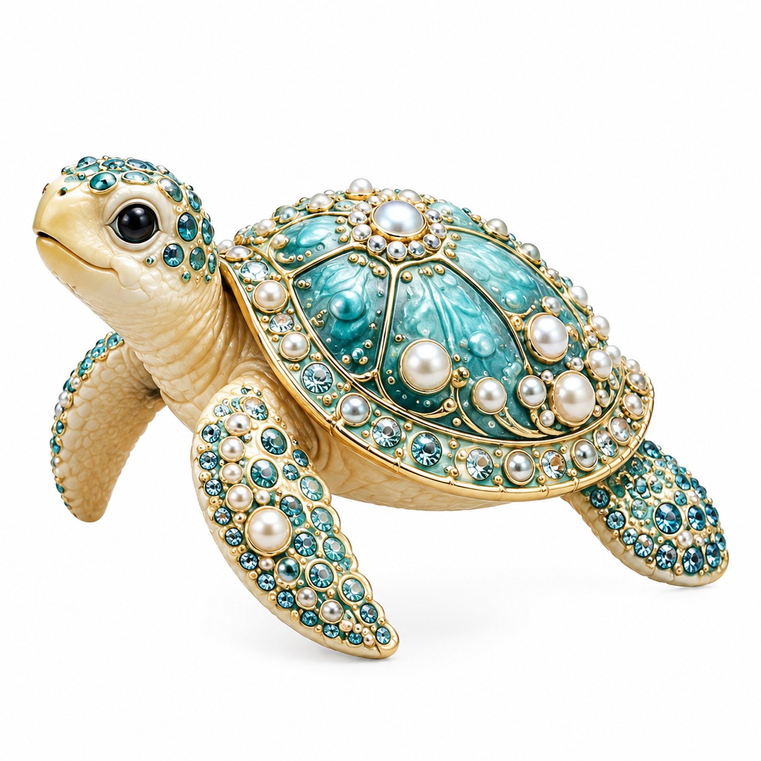 Adventskalender 2026 met schildpadthema - 24 dagen - Kleurrijke schildpadontwerpen - In papieren doos