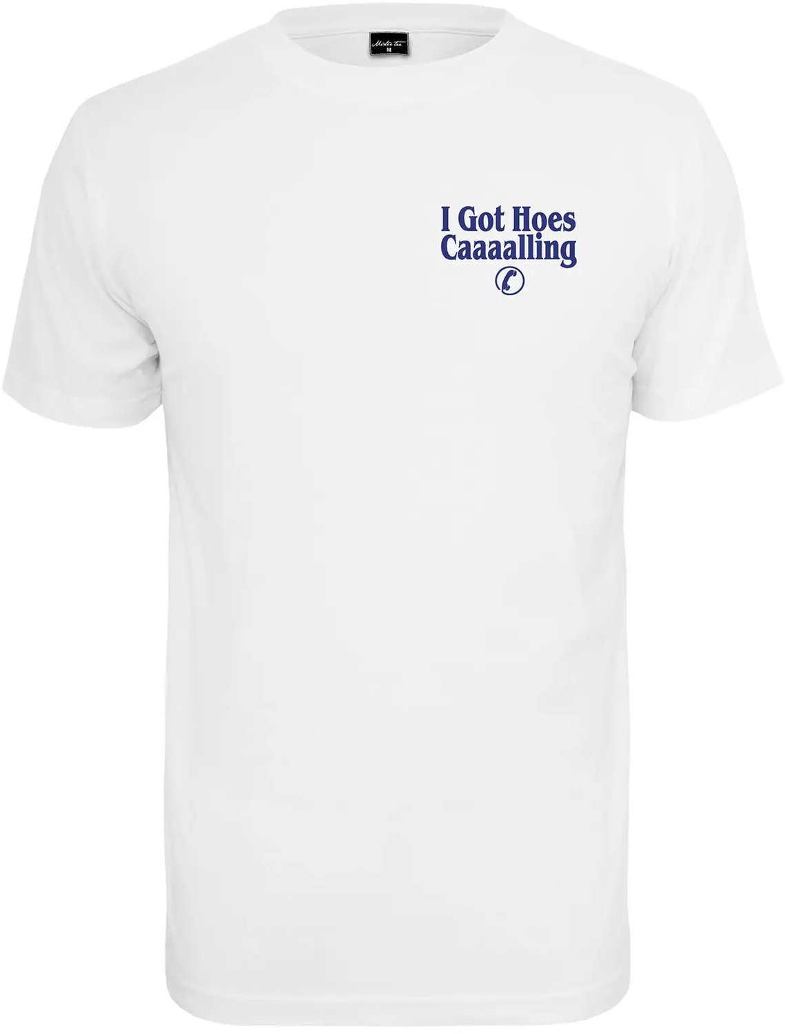 T-shirt Mister Tee mobamba Wit