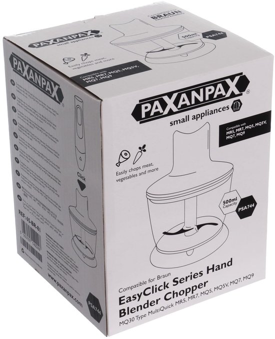 Hakmolen 500 ml - Voor Braun MQ30 - EasyClick — afbeelding 2