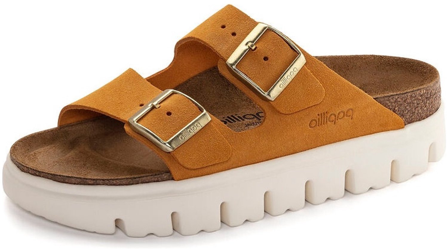 Slippers Birkenstock Arizona Chunky Fashion Wear Vrouwen Oranje