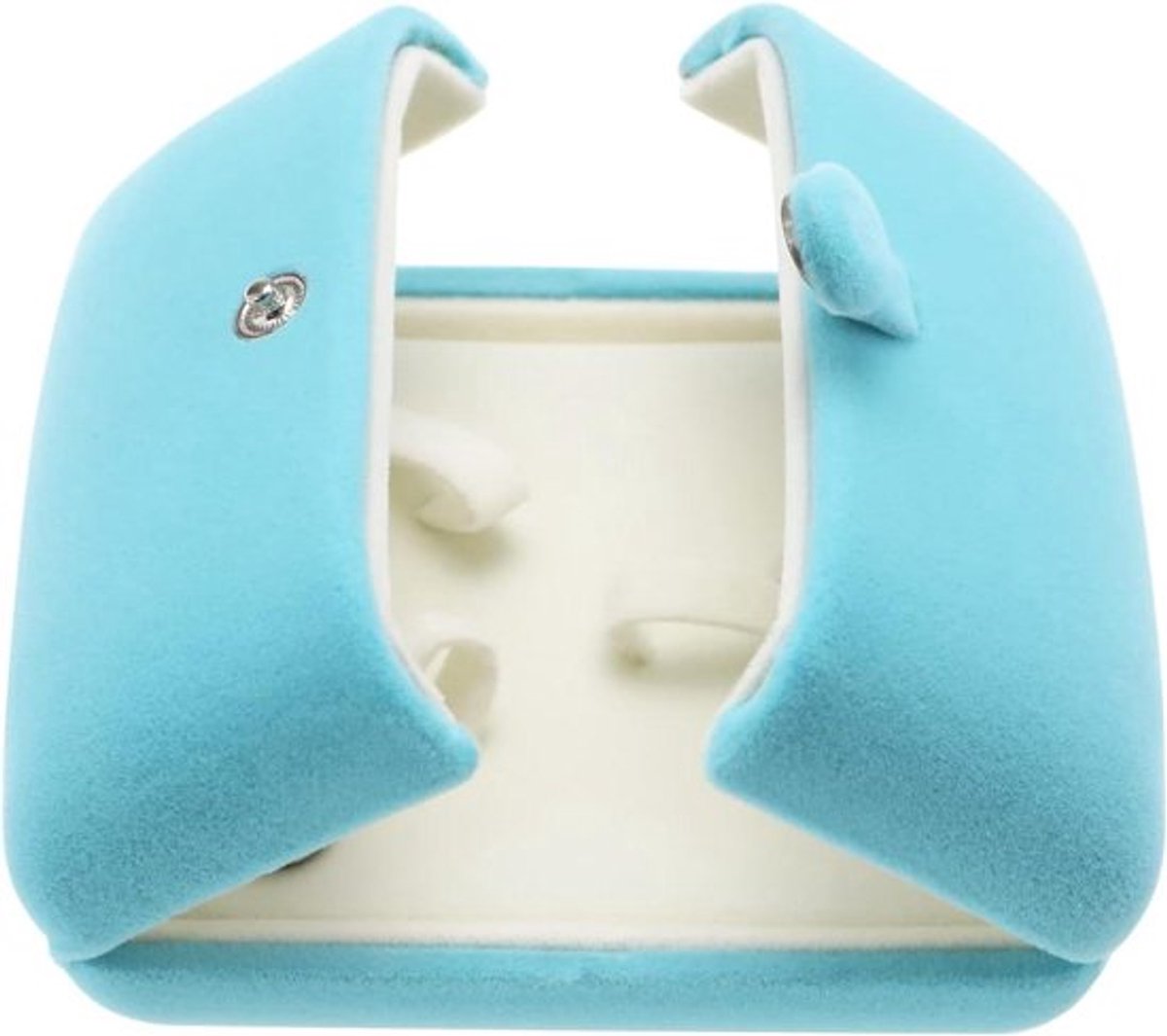 Allecto Plus - Velvet Armbandenkoffer Dubbele Open Armbanddoos Sieraden Cadeau