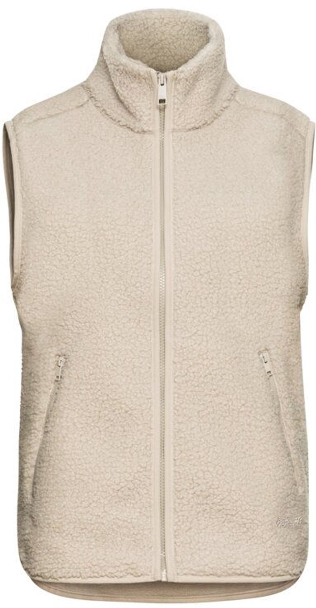 Jack Wolfskin HIGH CURL VEST W Dames Outdoorbodywarmer - oyster