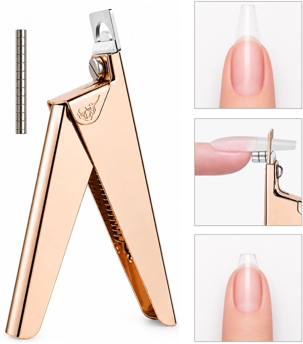Goodbitz - Nageltipknipper met magneten - Tipknipper - Kunstnagel knipper - Tip cutter - Tip knipper - Acryl knipper - Kunstnagelknipper - Nageltip knipper - Manicure tools