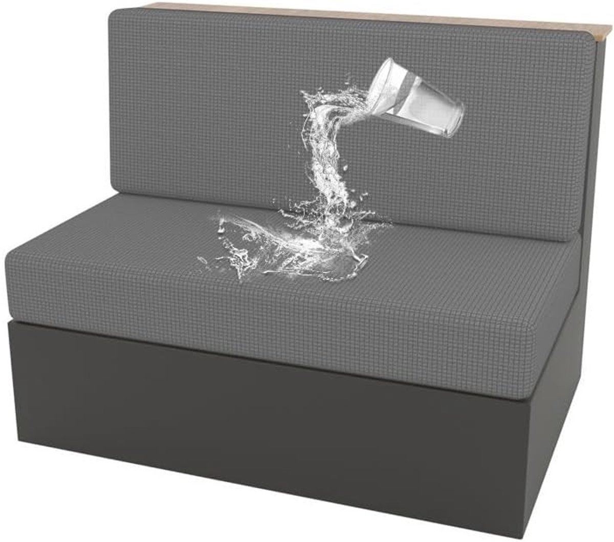 Set van 2 Stretch Kussenslopen voor Camperstoelen, Lichtgrijs, Ideaal voor Caravan en Motorhome, Comfortabel en Duurzaam