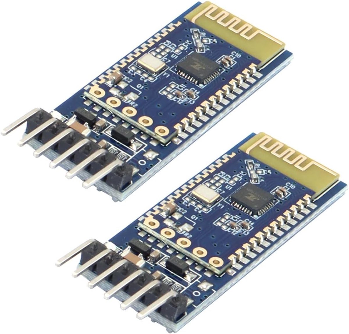 2 Stuks JDY-31 Bluetooth Module voor SPP Protocol, Compatibel met HC05/06, Draadloze Verbinding en IoT Toepassingen