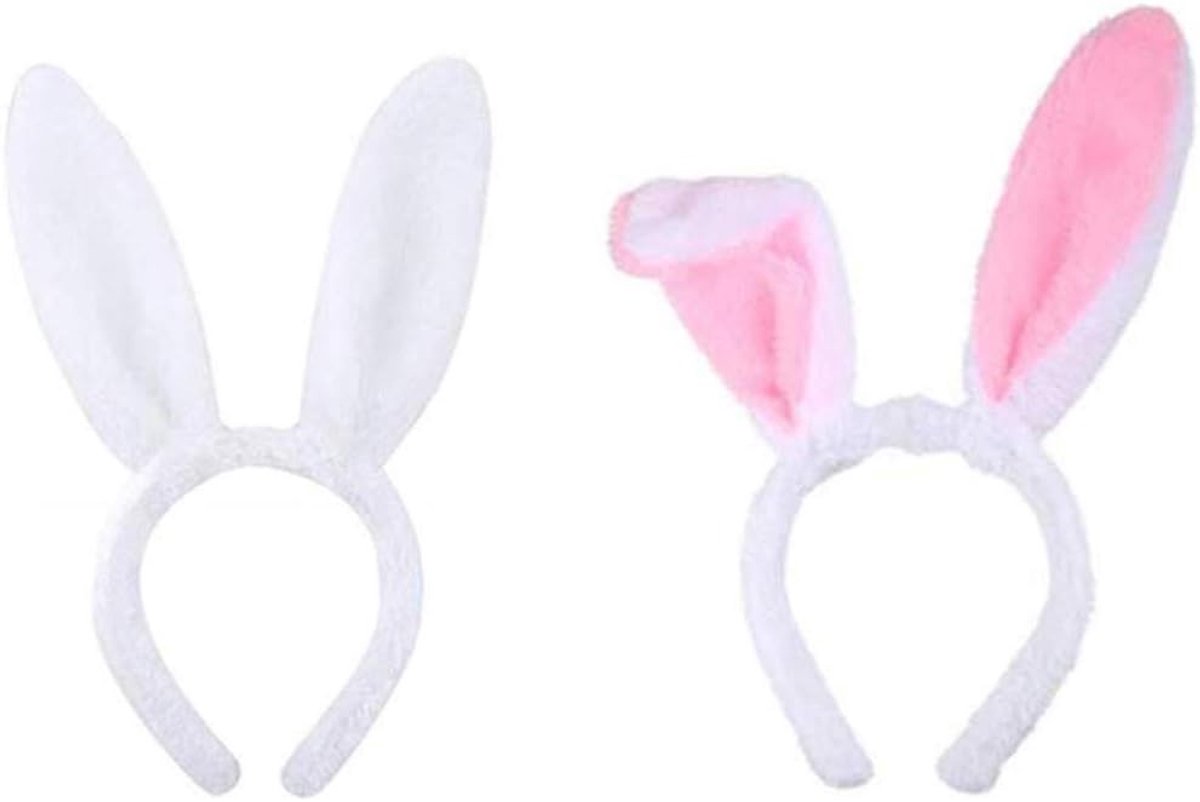 Pluche Konijnenoren Hoofdband voor Pasen Kostuum en Feestdecoratie met Schattige Oren en Comfortabele Pasvorm