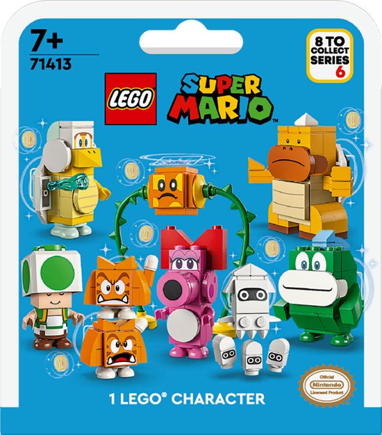 LEGO 71413 Super Mario Personagepakketten – serie 6, Poppetjes om te Verzamelen