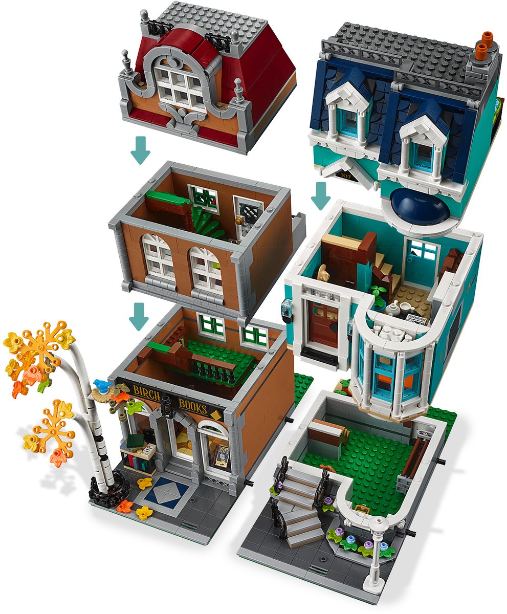 LEGO Creator Expert Boekenwinkel 10270 — cadeau in Spellen & Speelgoed - foto 6