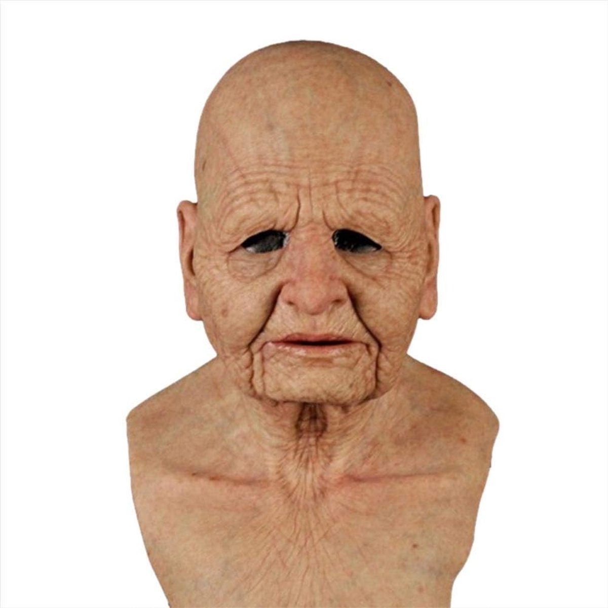 Halloween Latex Gezichtsmasker voor Oude Man - Horror Accessoire voor Verkleedfeest en Griezelfeest