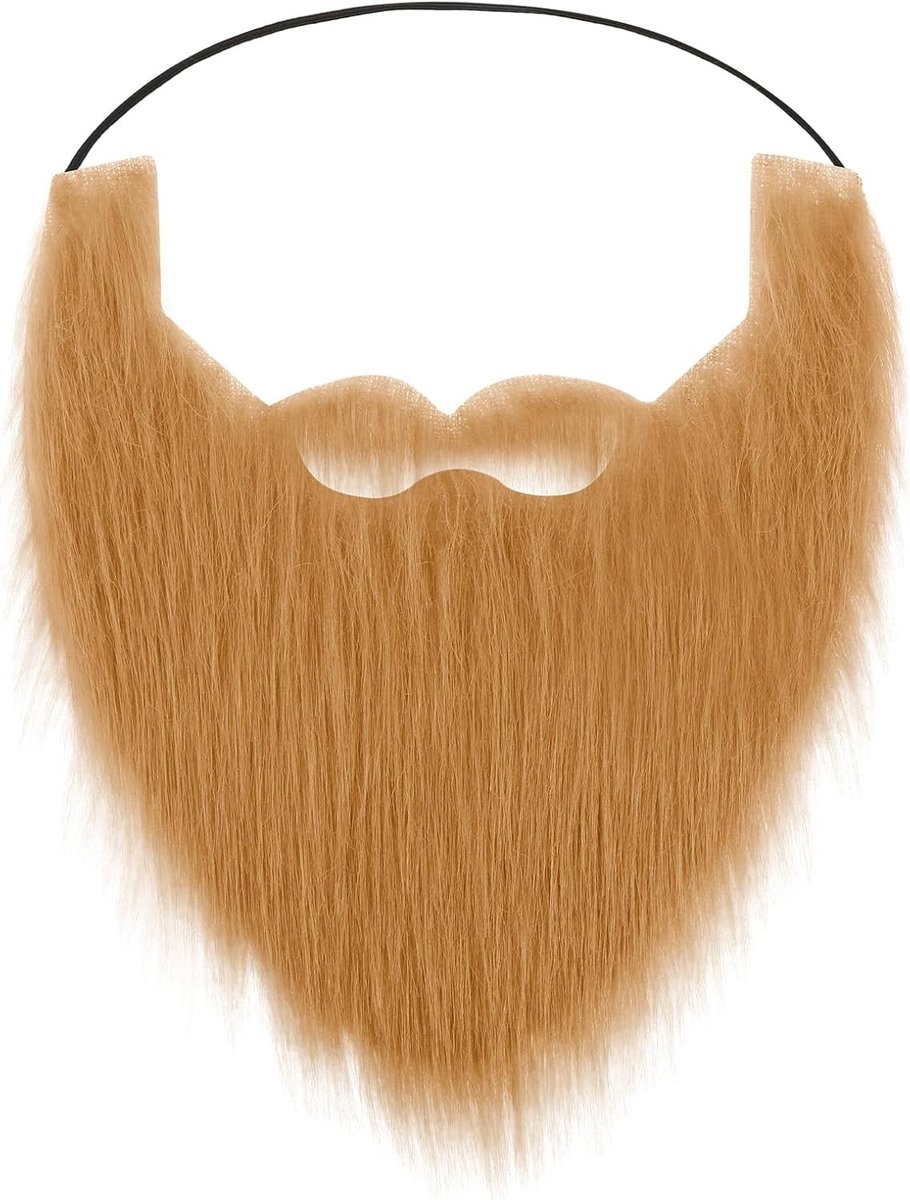 Comfortabele en Makkelijke Neppetjes voor Mannen - Bruine Snor voor Halloween, Kerst en Cosplay Feestjes