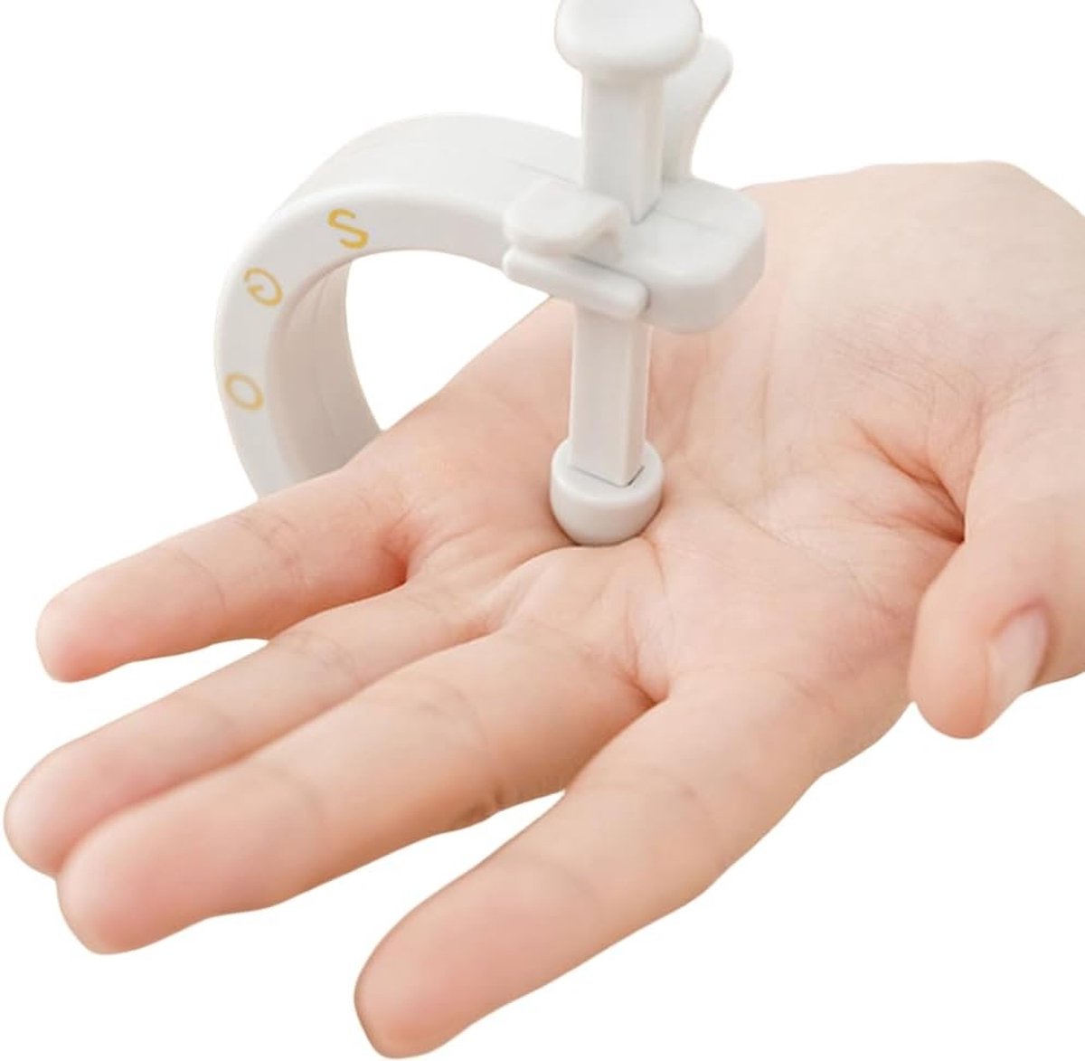 2 Stuks Acupressuur Massager Clips Set, Acupoint Tool voor Hand, Voet en Oor Ontspanning, Drukpunt Massage Kit Lichtgrijs en Effectieve Pijnverlichting