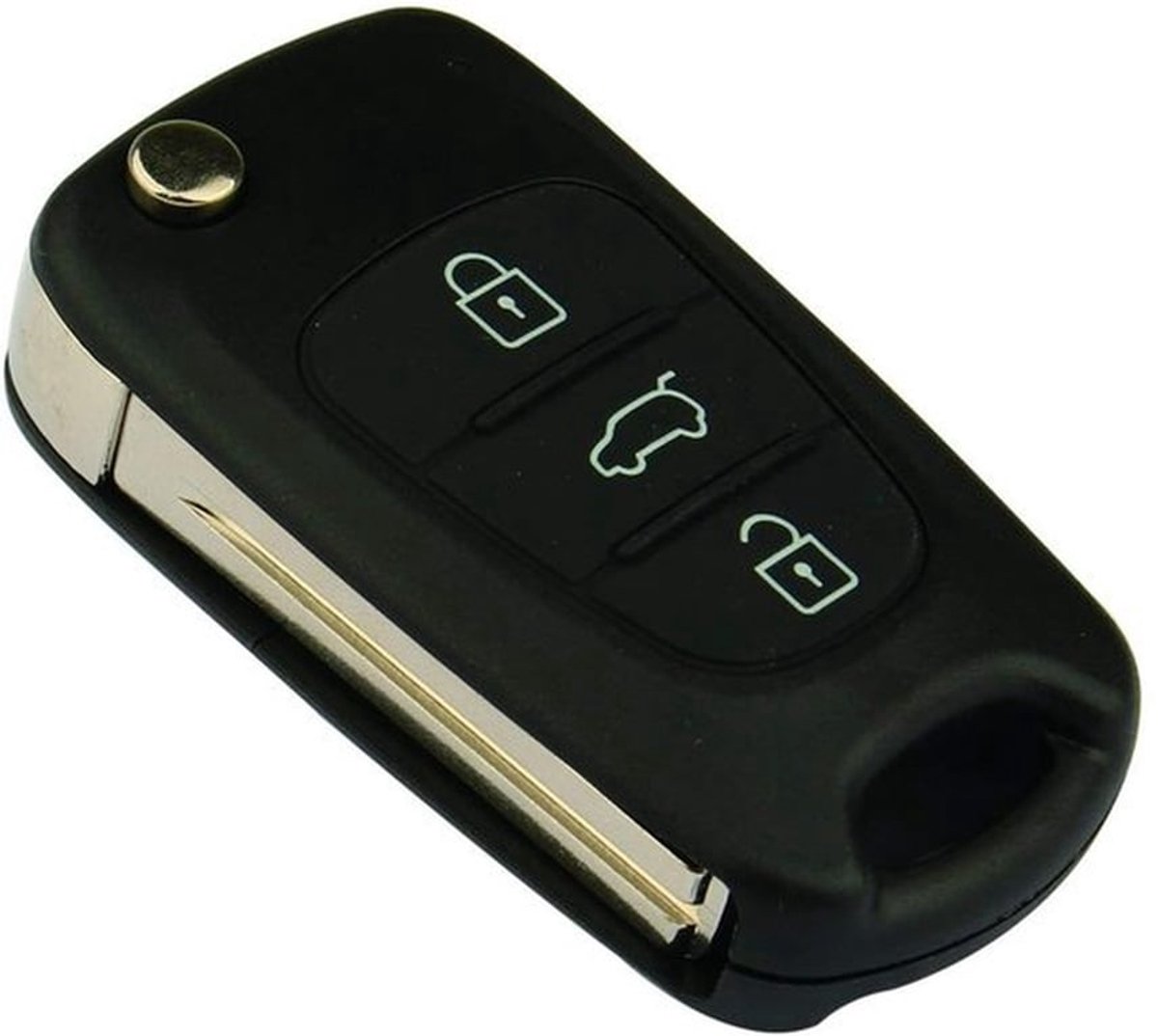 - Autosleutel Hoesje - Sleutel Cover - Vouwbare Sleutel - Rondo Venga Cee'd Pro Cee'd Picanto Sorento Sportage Soul - Beschermhoes - Sleute...