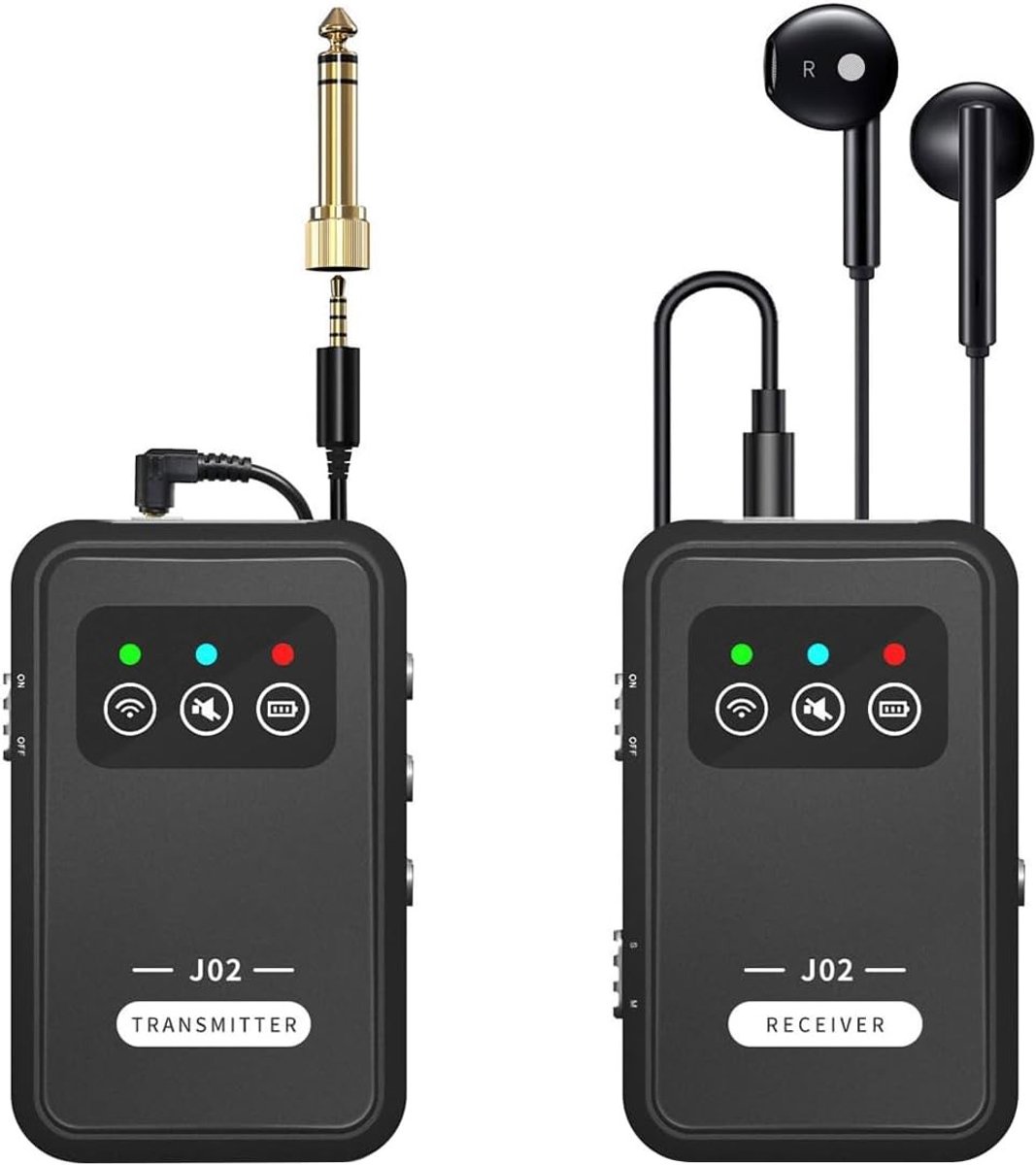 Draadloos In-Ear Monitoring Systeem met Automatische Oortjes Koppeling voor Studio, Band Repetitie en Live Optredens