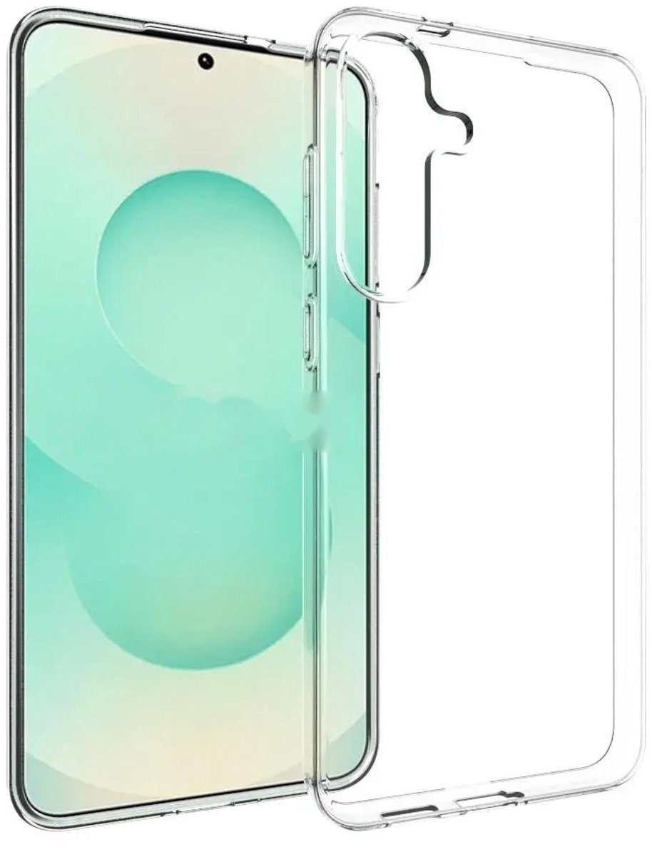 Mobigear Doorzichtig Hoesje geschikt voor Samsung Galaxy S25 FE Telefoonhoesje Flexibel TPU | Mobigear Basics Backcover | Doorzichtig Telefoonhoesje Galaxy S25 FE | Galaxy S25 FE Case | Back Cover - Transparant