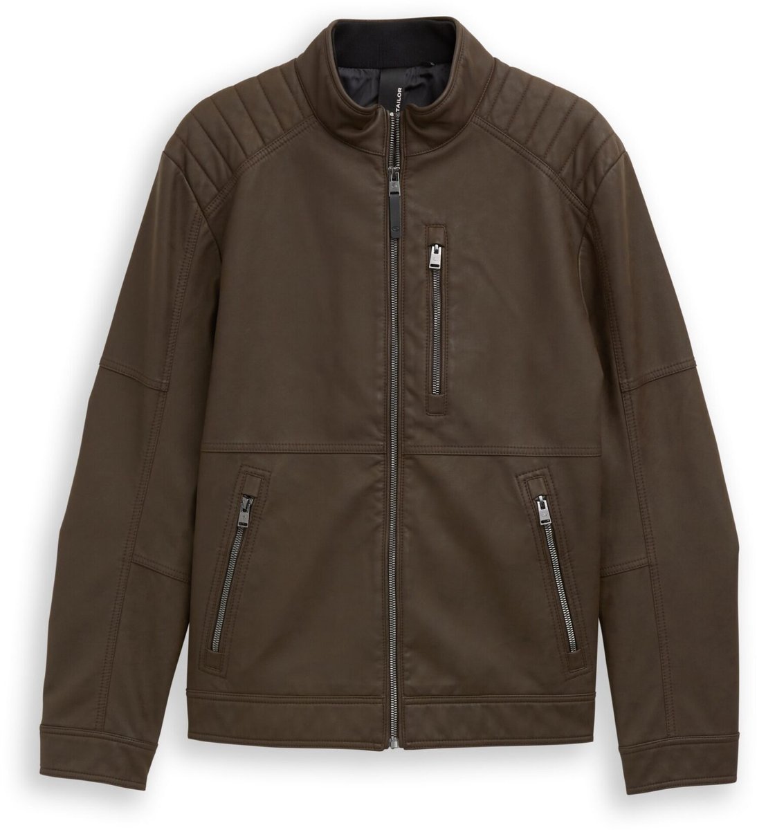 Tom Tailor - Heren jas - Maat M - Mannen - Bruin - Viscose