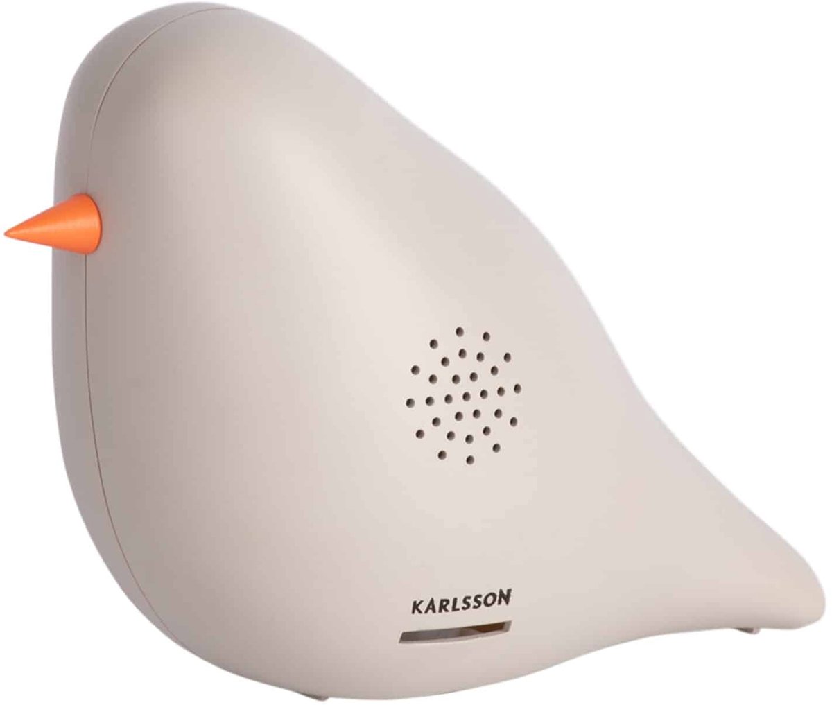Karlsson Sound box Bird - Warmgrijs - 7.2x14.2x10.8cm - Scandinavisch - Polystyreen