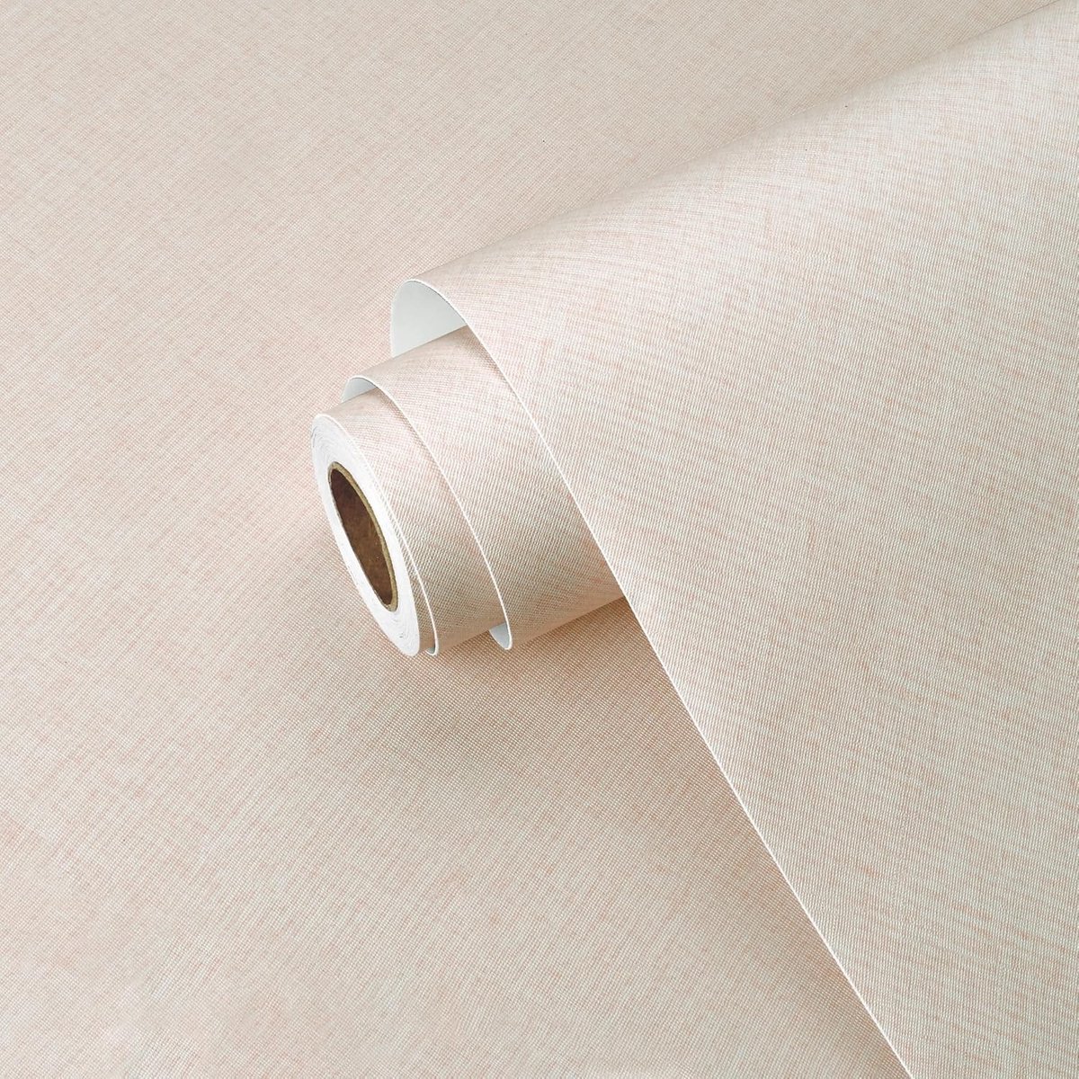 Beige Zelfklevend Behang voor Slaapkamer en Woonkamer met Vintage Patroon en Textuur - Ideaal voor Keukentabletten en Muren, 40cm X