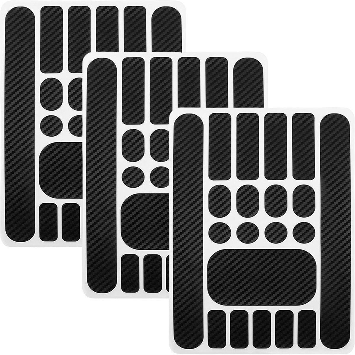 Set van 3 Beschermfolies voor Fietsen - Krassenbestendige Stickers voor Mountainbikes en Fietskaders, Ideaal voor Lakbescherming en Duurzame Bescherming