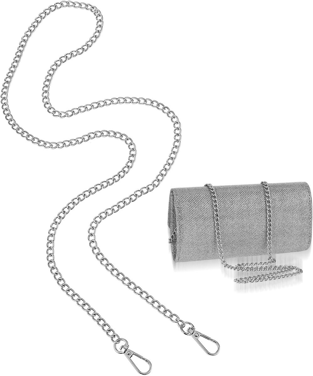Duurzame 120 cm metalen ketting voor handtassen, schouderband en DIY tas vervangingsketting voor vrouwen