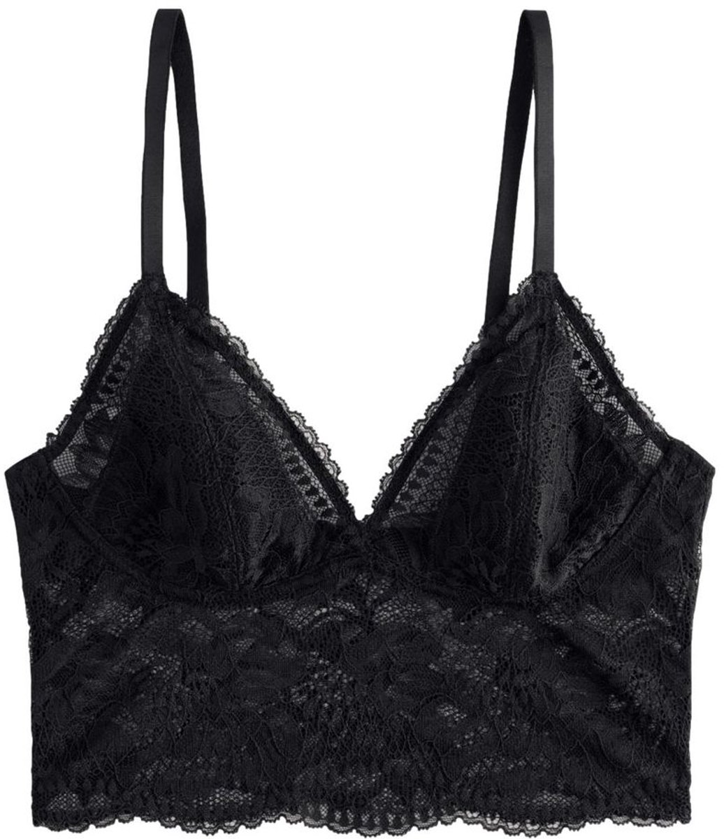 Next - Dames - Kanten bralette - Zwart