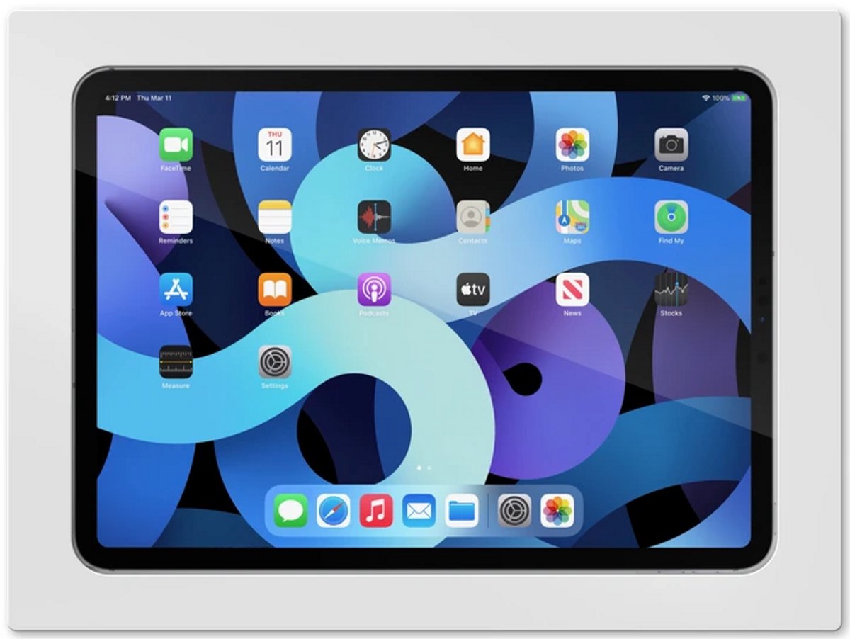 SimpliDock iPad Air 4/5/6, Pro 11" inbouw wandhouder - Wit