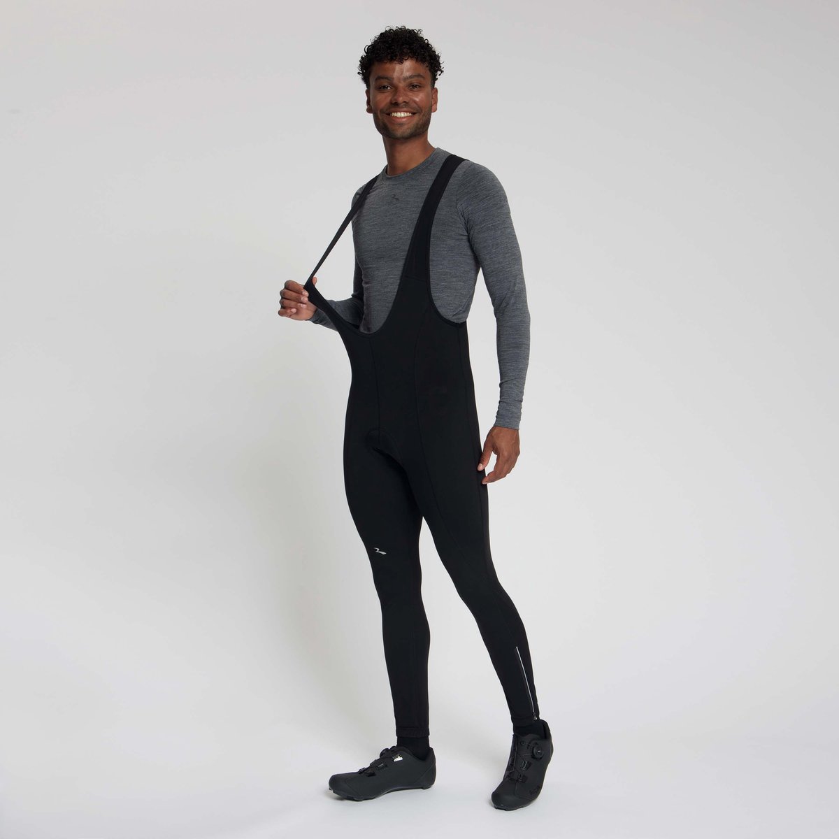 Rogelli Core Heren Lange Fietsbroek - Zeem - Bretels - Zwart