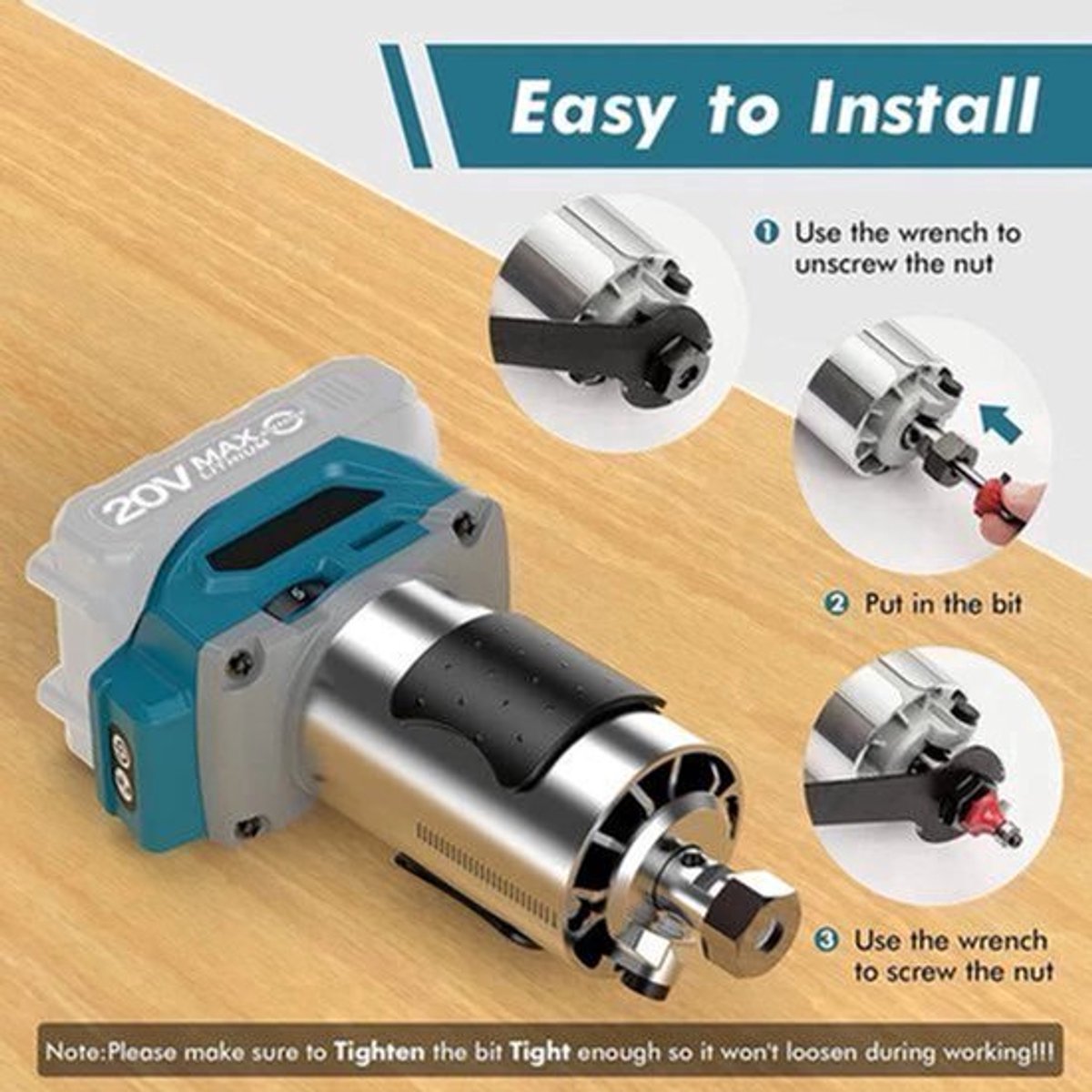 Borstelloze Houten - Router Machine - Houtbewerking Elektrische - Trimmer - Houten Carving Malen Snijdende - Power Tools - 30000RPM