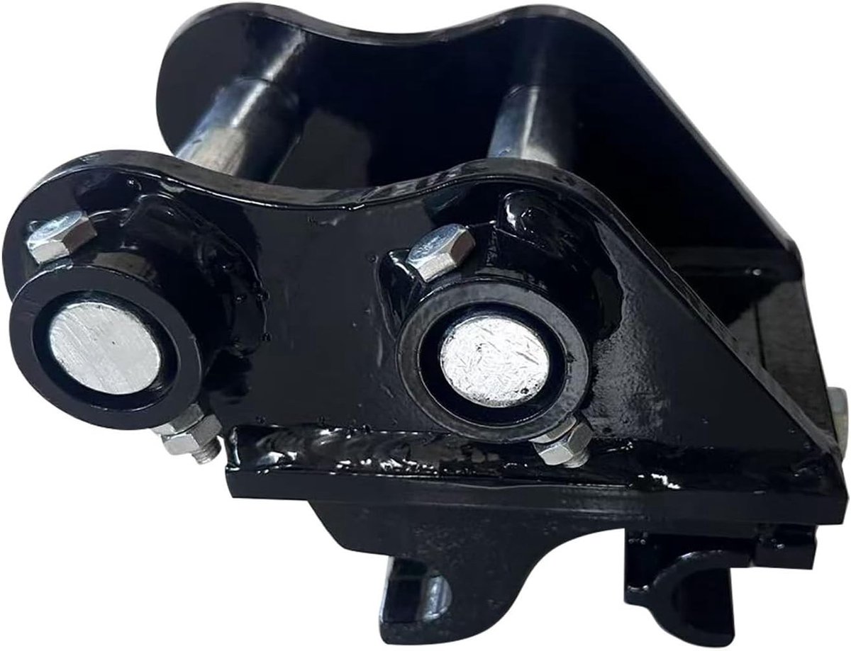 Snelkoppeling voor Mini Graafmachine 0.5-3 Ton - Mechanisch Snelwisselsysteem voor Bakken, Hark en Meer, Eenvoudige Bevestiging en Vervanging
