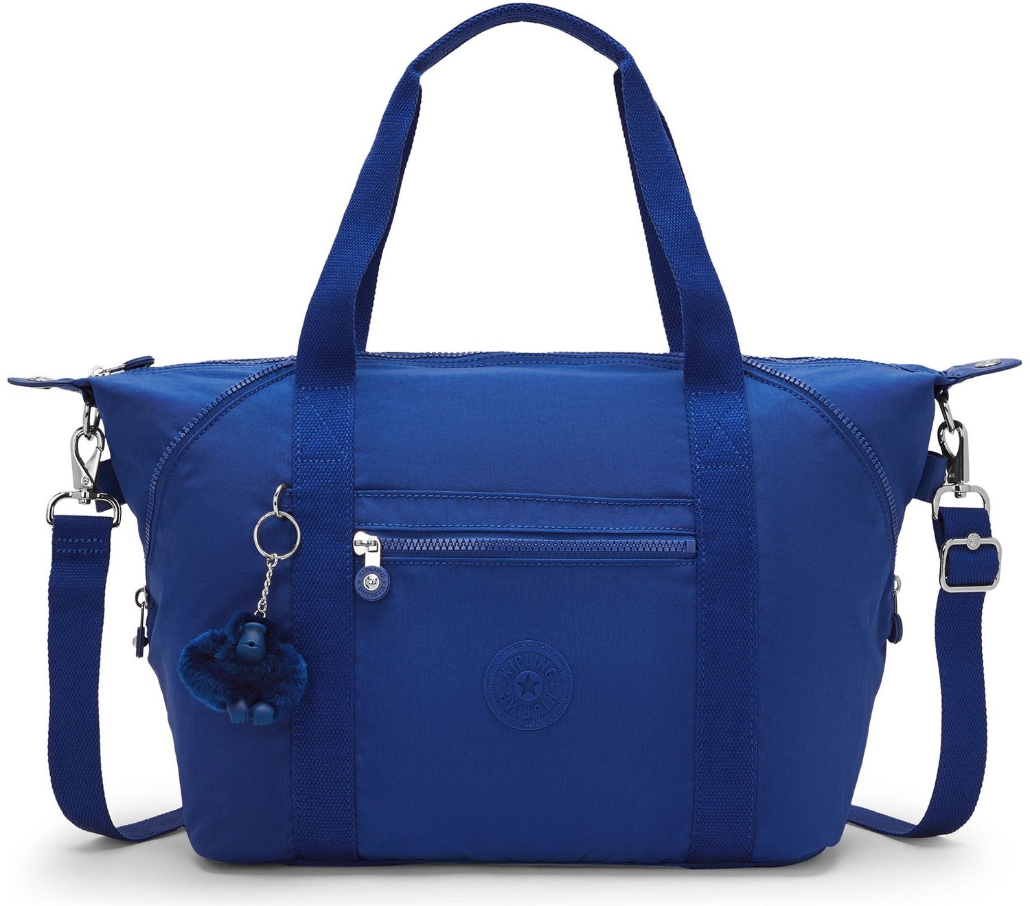 kipling schoudertas Art Tote Blazing Blue blauw
