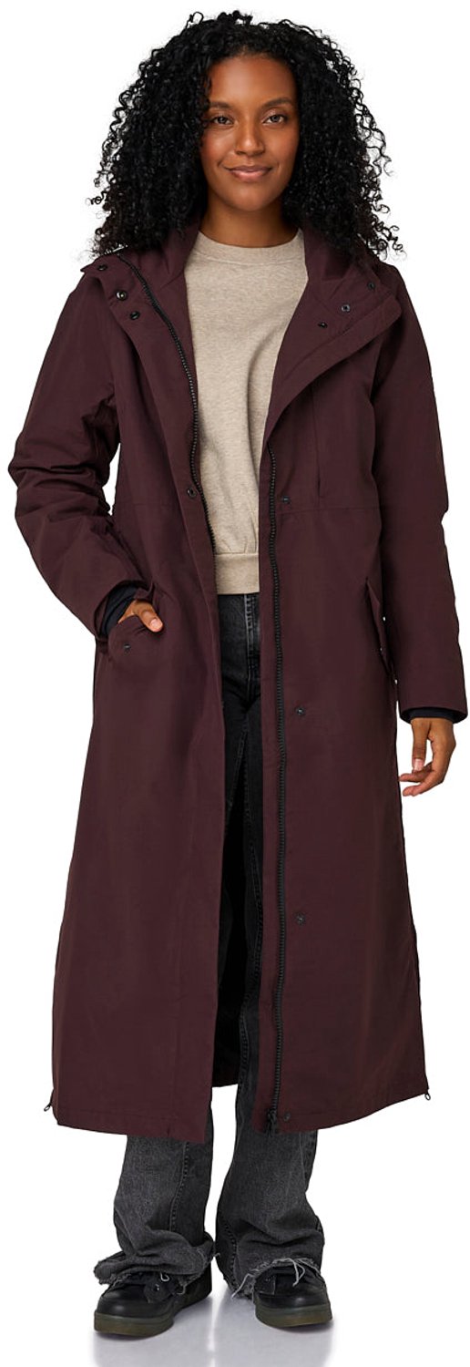 Happy Rainy Days Lange Regenjas Dames PARIS Burgandy