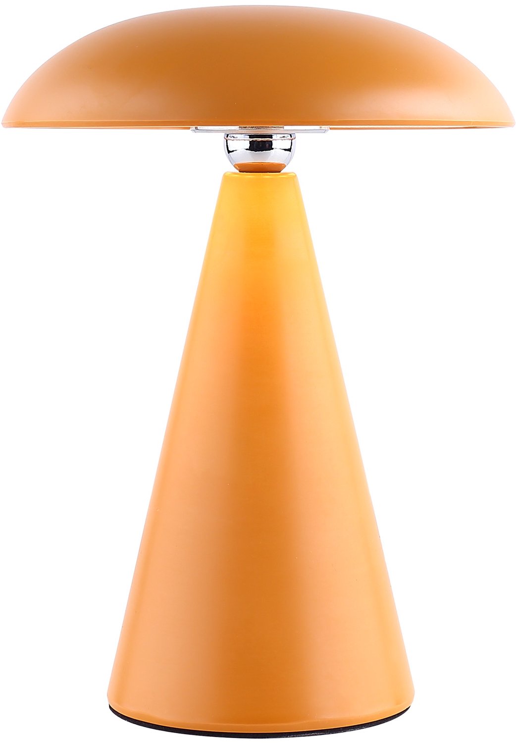 Bureaulamp Mush LED op accu mat oker