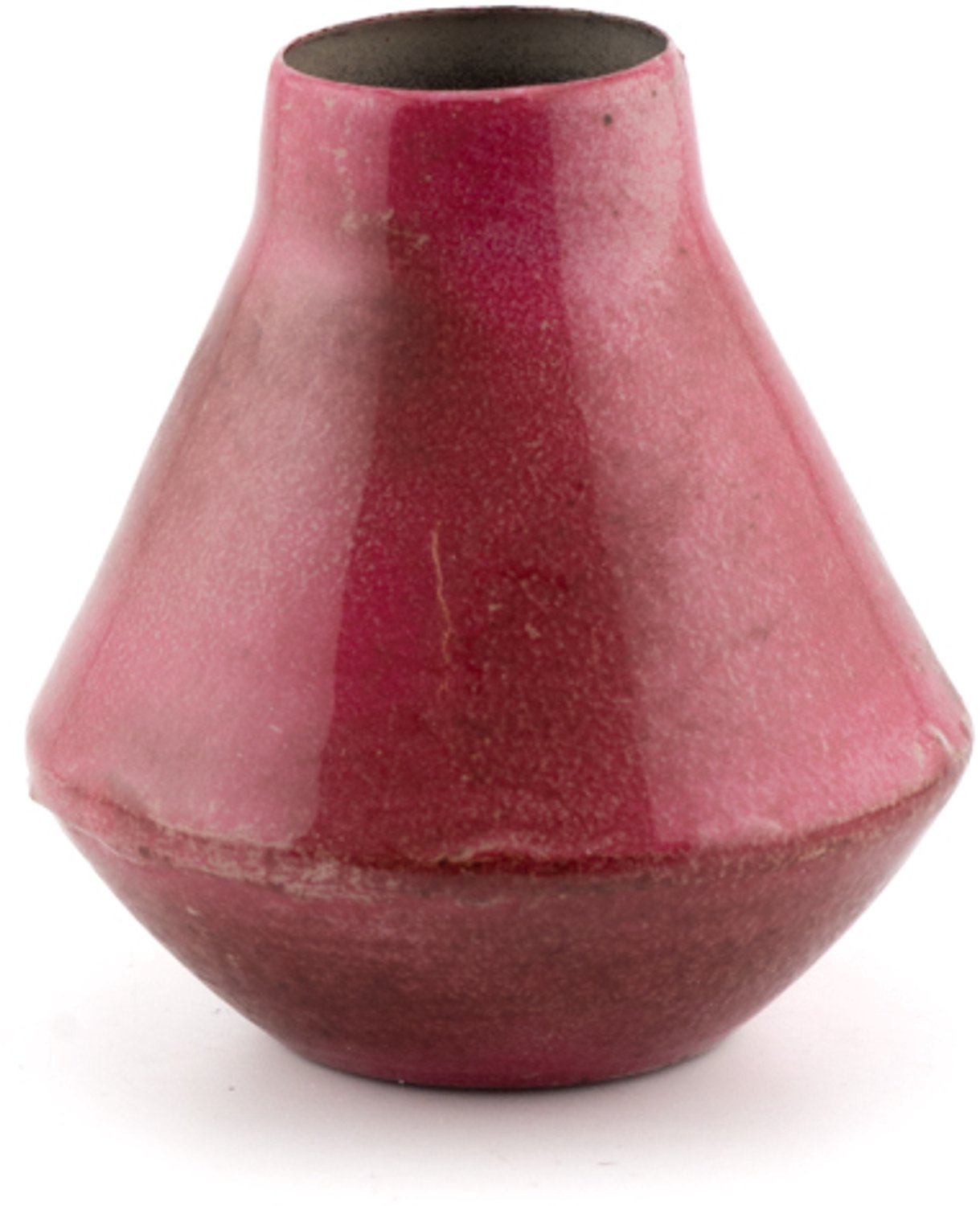 Metalen vaasje roze