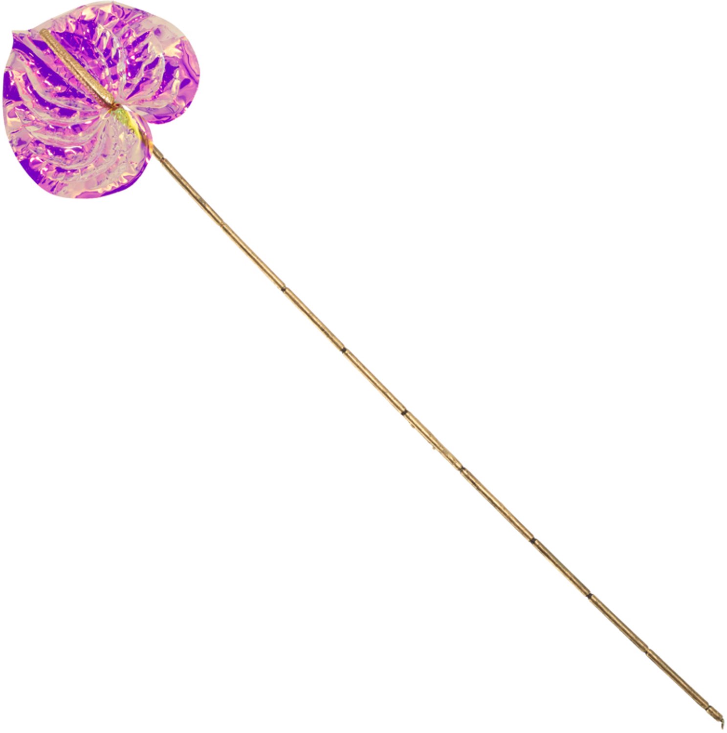 Kunstbloem holo roze/rood lotus 49cm