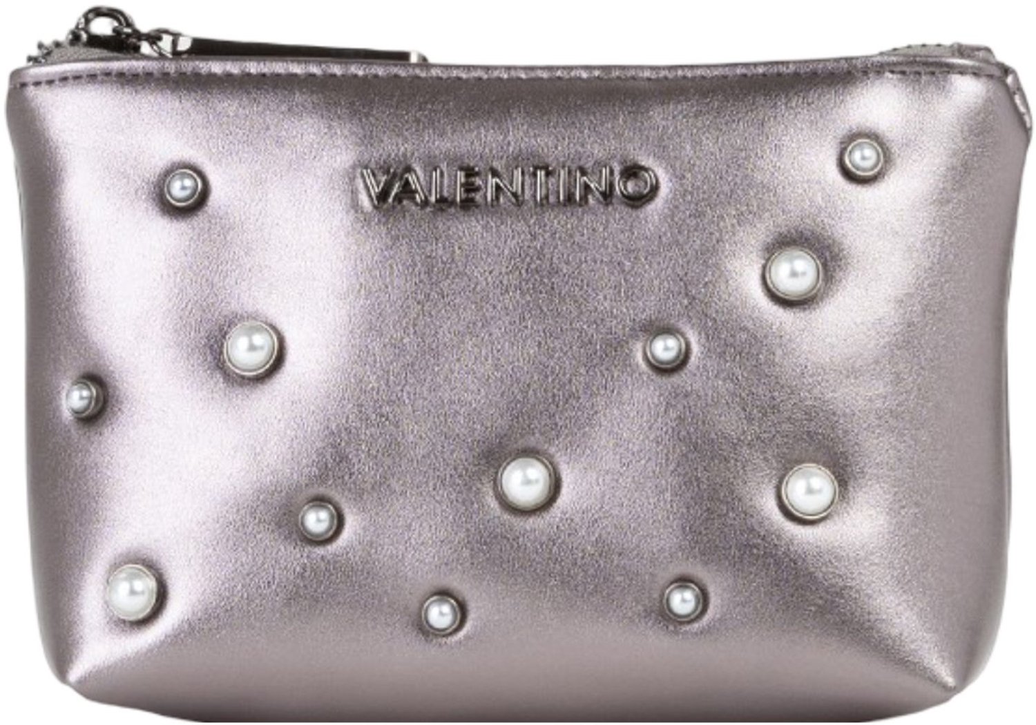 VALENTINO accessoiretas Ginza Soft Cosmetic Case Cannafucil antraciet