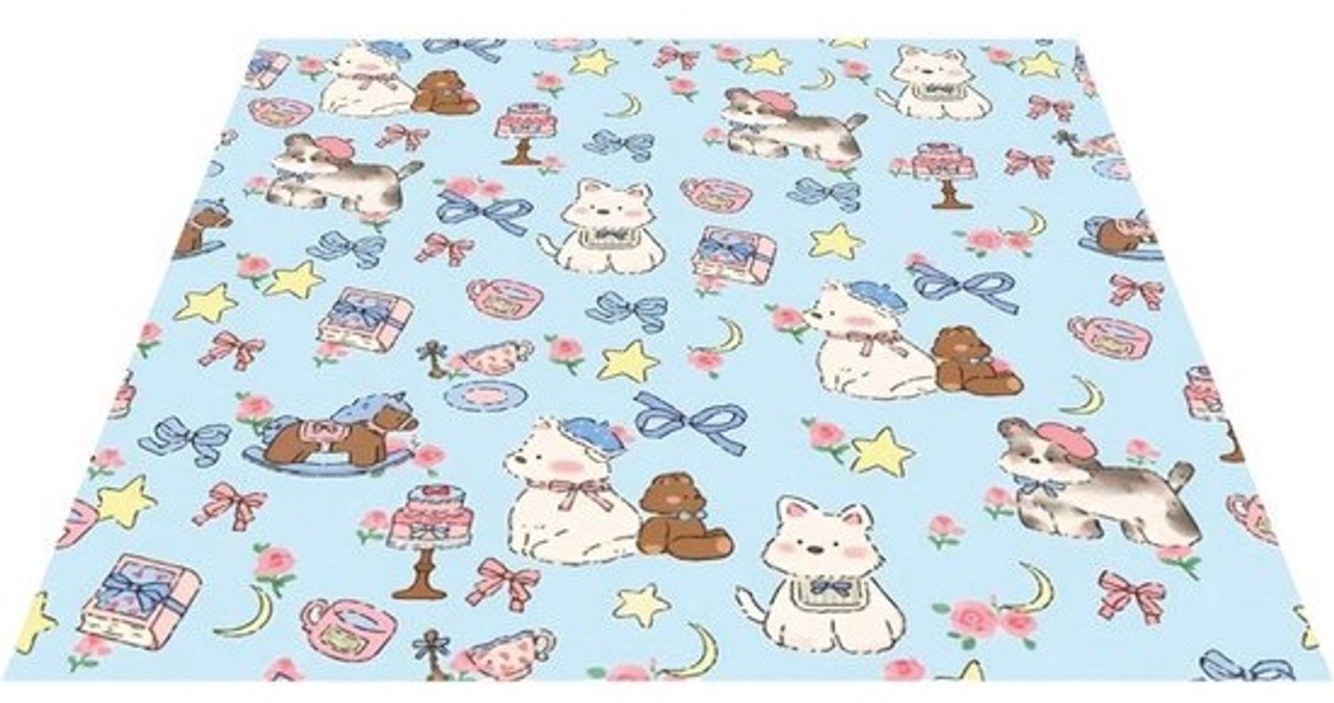 Inpakdoek voor lunchtrommel - Lunchbox-wrapdoek - Maaltijden isoleren - Zelfklevende sluiting - 50 cm - Pup