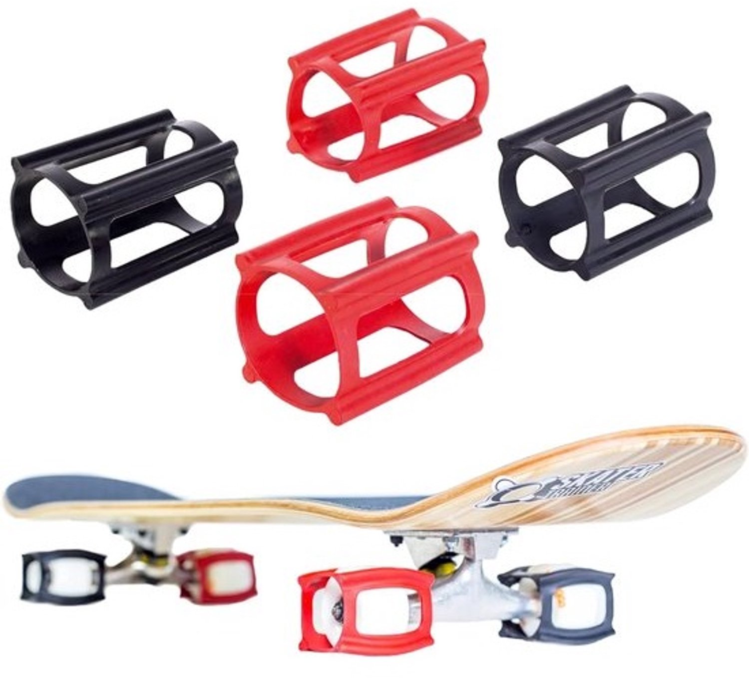 Skatertrainers Trickwielen Oefen skateboardtrucs sneller Past op alle wielen 1491 x 127 cm