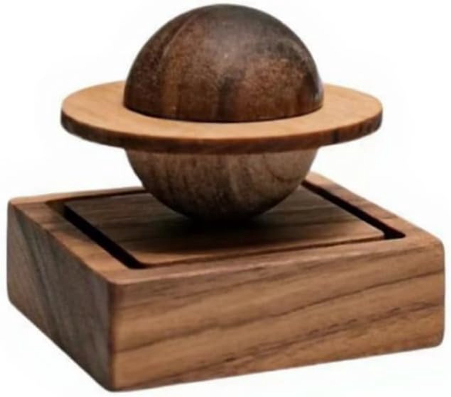 Geurend Hout- Auto-luchtverfrisser- Aromadiffuser- Planet Design- Passieve Etherische Olieverspreider- Houten Decoratie- Woondecoratie (geurvrij)- Geschikt voor Slaapkamers, Auto's en Kantoren