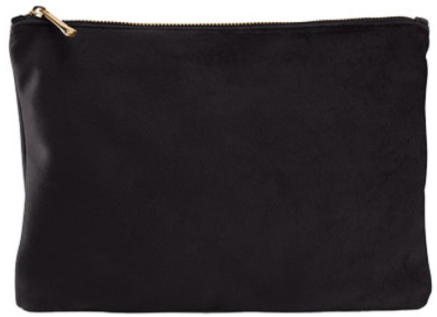 BagBase - Velvet Accessory Pouch - Black Onyx - L (30 x 20 cm)