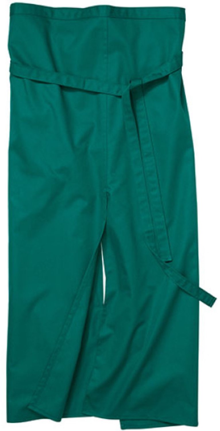 CG Workwear Slit Apron Milano 100 x 100 cm CGW110 - Bottle Green - 100 x 100 cm