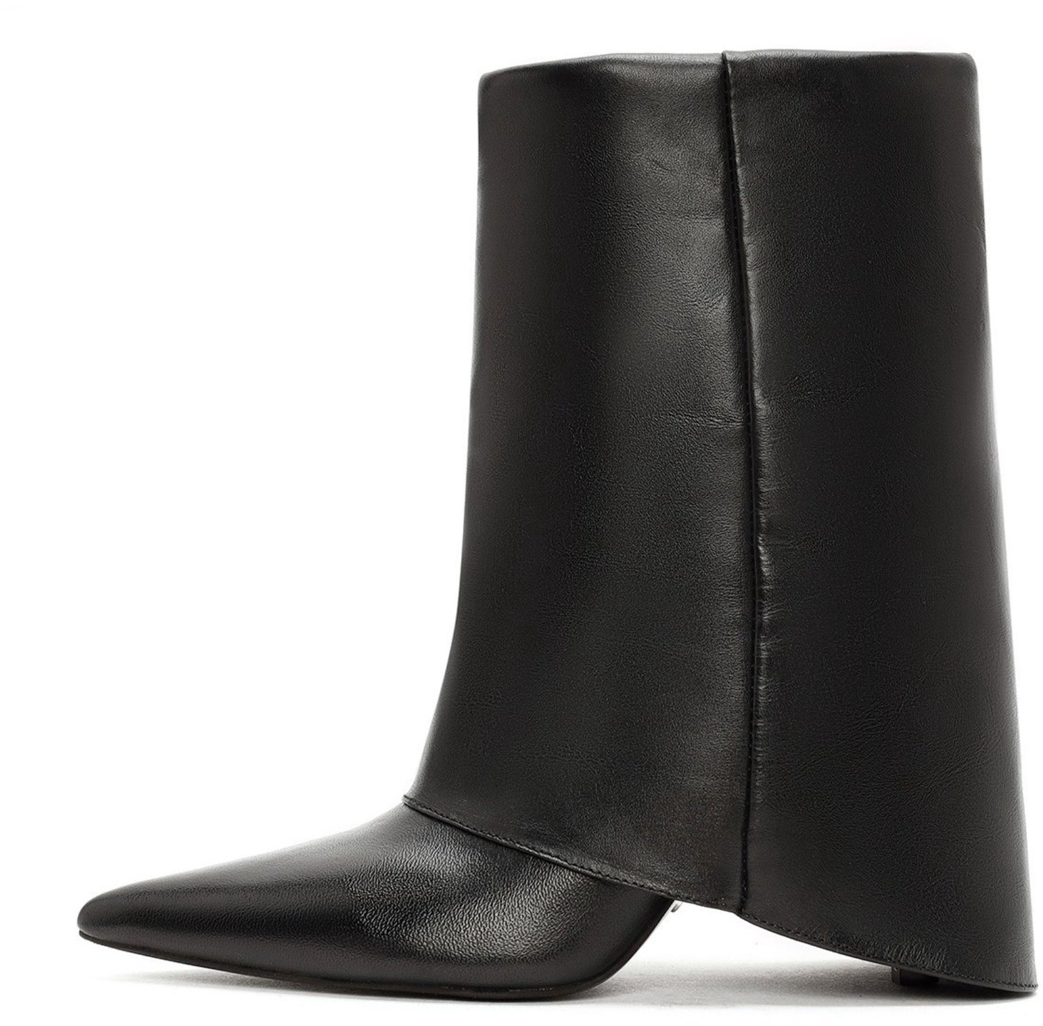 DERIMOD Heeled Ankle Boots Leather Heeled Ankle Boots