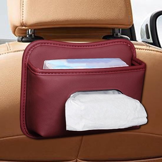 Auto-opbergtas - Zakdoekhouder voor de auto - Zelfklevend - Voor hoofdsteun, dashboard of zonneklep - SUV, vrachtwagen en thuis — cadeau in Cadeau-ideeën - foto 2