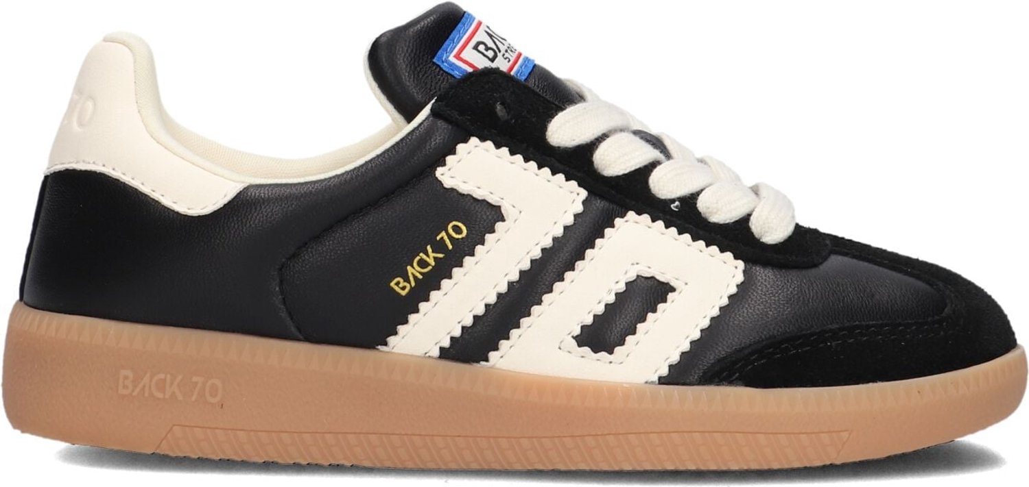 BACK70 Cloud K Sneakers Jongens - Leren Sneaker - Zwart - Maat 31