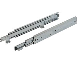 Accuride ladegeleider - met bevestigingshoeken - 600 mm
