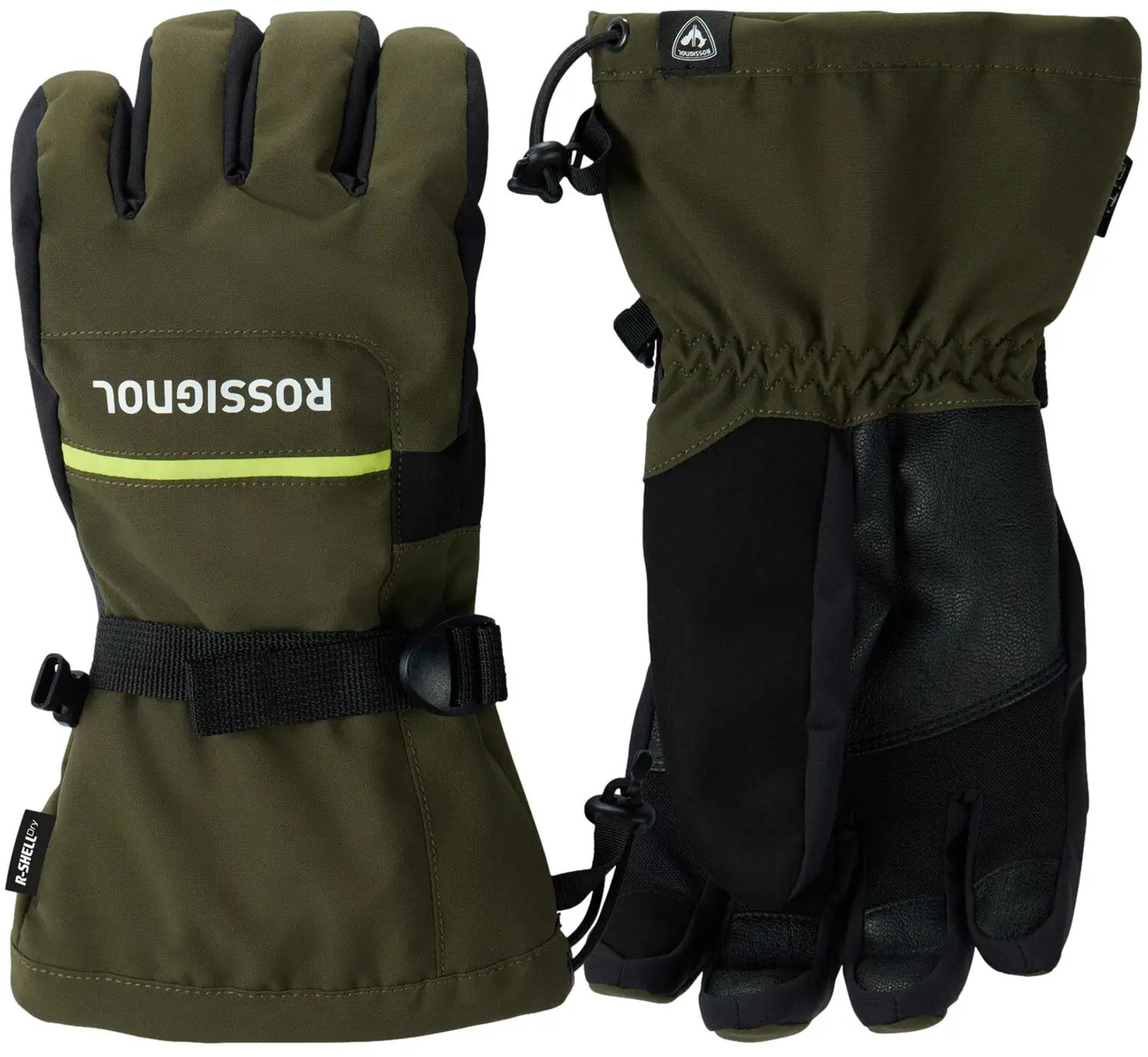 Skihandschoenen Rossignol Action R-Shell DR Olijf