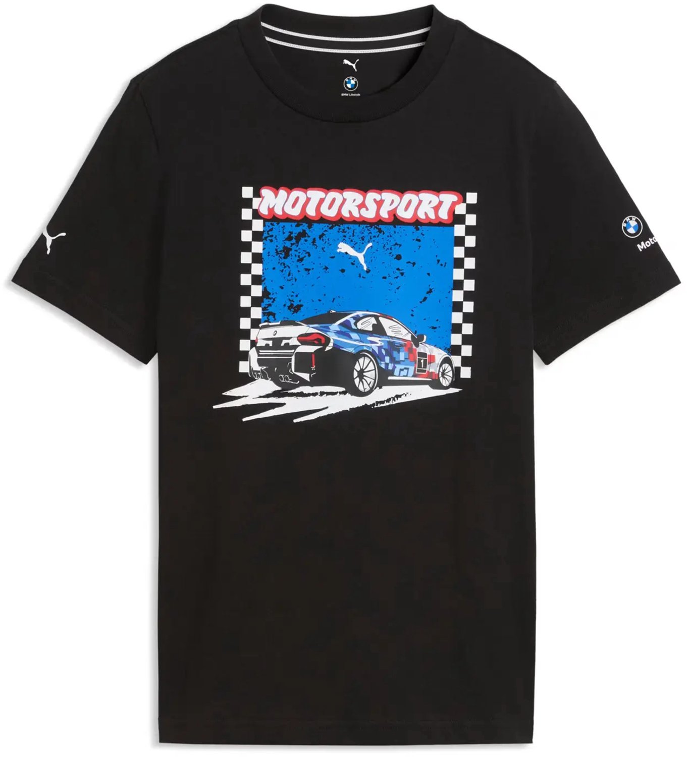 T-shirt kind BMW Motorsport Zwart