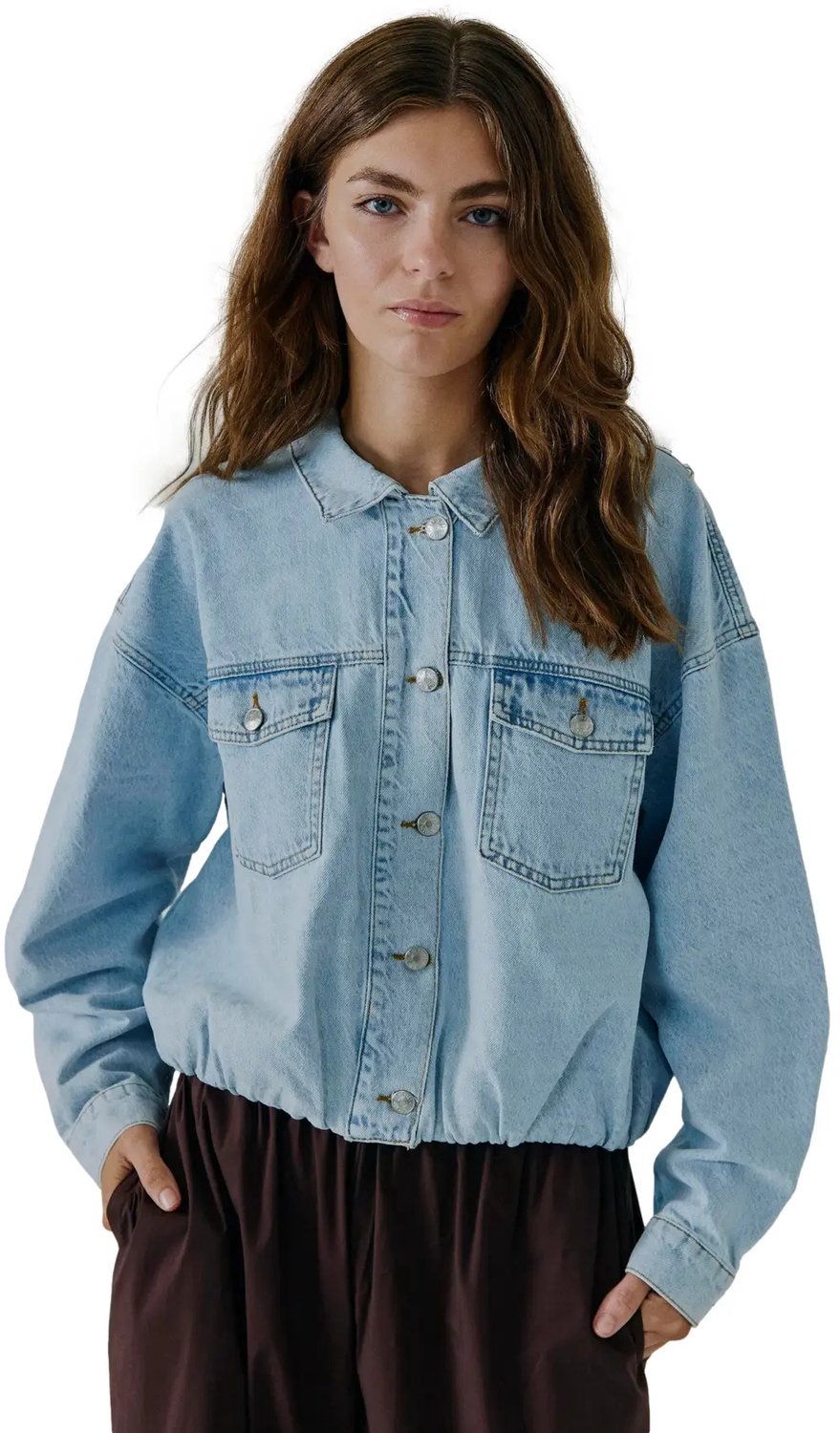 Dames spijkerjack Norr Mie Blauw