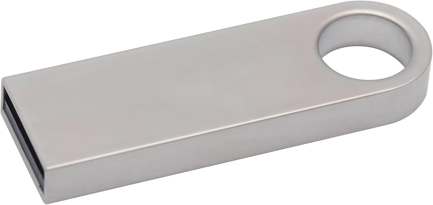 USB-stick - Zilver - 128 GB - Waterdichte Externe Geheugenoplossing - Voor PC, Laptop en Auto