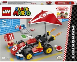 LEGO Super Mario: Mario Kart – Standaardkart Auto Speelgoed voor Kinderen uit de Game 72032