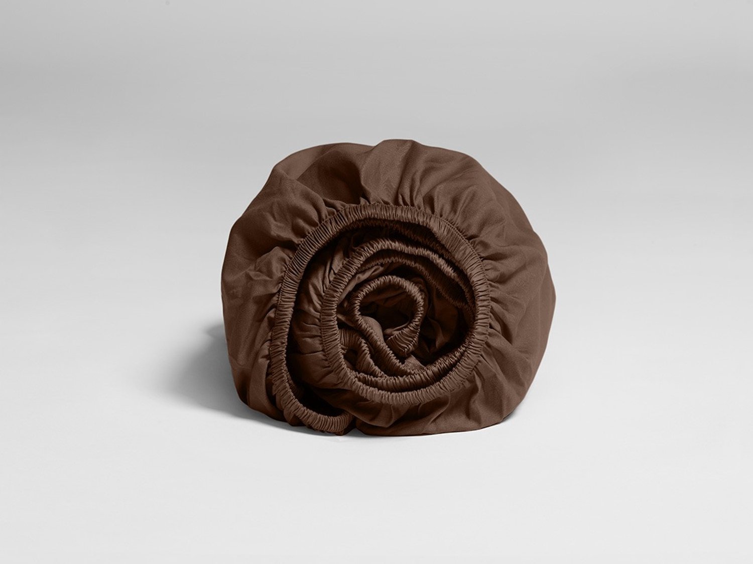 Yumeko hoeslaken katoensatijn chestnut 180x200x30 - Bio, eco & fairtrade